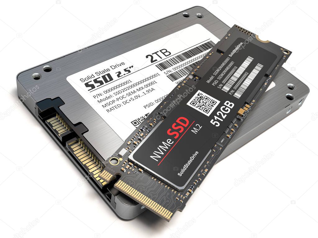 Festplatte und SSD als Speichermedien